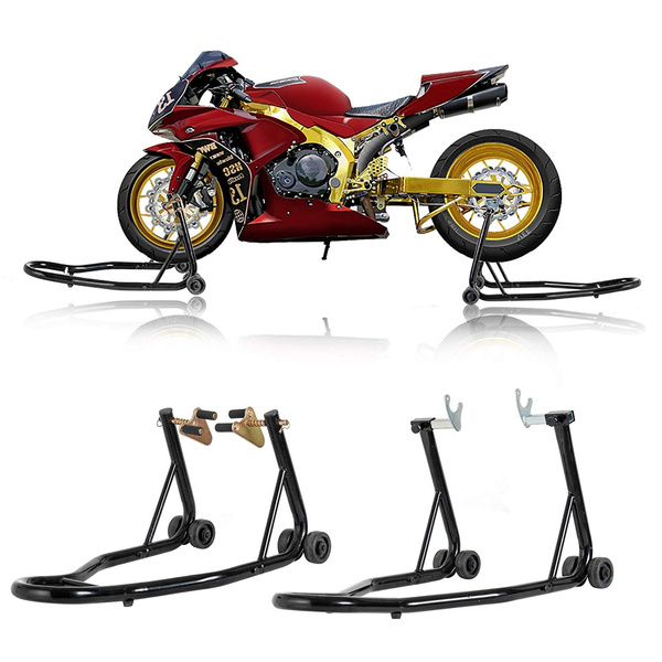 Venom Sport Bike Motorcycle Front Fork Wheel Lift Stand Paddock Stands Fits Yamaha Honda Kawasaki Suzuki Ducati BMW 