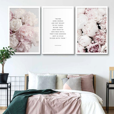 art print, pink, flowerposter, Flowers