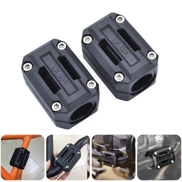 Motorcycle Engine Guard Bumper Protection Decorative Block 25mm