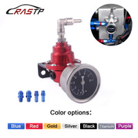 WATERWICH Fuel Pressure Regulator Kit Adjustable 1-5 PSI for Engine Carburetor Carb