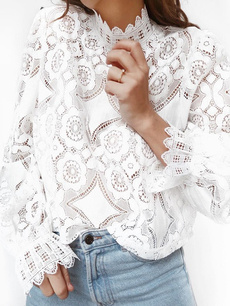 blouse, white shirt, Shirt, Sleeve