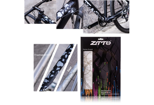 ZTTO Bicycle Frame Protector Stickers 3D Scratch-Resistant Sticker Frame Cover 