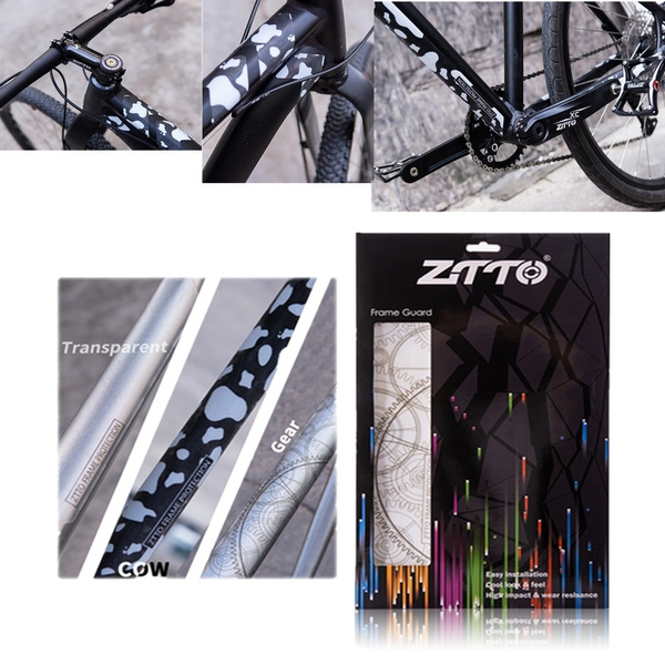 ZTTO Bicycle Frame Protector Stickers MTB Bike 3D structure Sticker Frame Cover