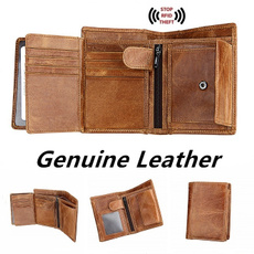 leather wallet, Bags, genuine leather, purses