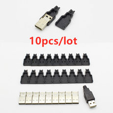 Plastic, typeausb, usbconnector, maleusbplugconnector