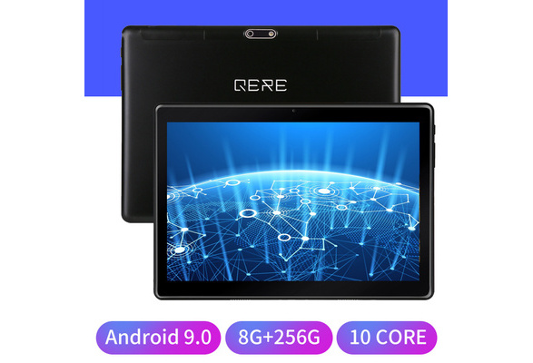 Tablet QERE android 9.0 deca core 10.1 pollici 256G wifi dual sim Tablet pc 