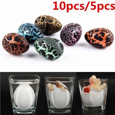 10pcs/5pcs/lot Magic Water Growing Egg Hatching Colorful Dinosaur Add Cracks Grow Eggs Cute Children Kids Toy For Boys