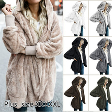 Plus Size, hooded, Winter, coatsampjacket