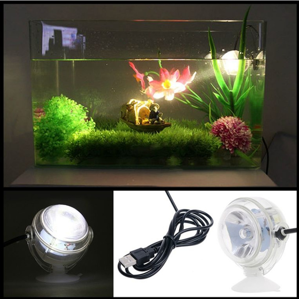 5V USB LED Submersible Aquarium Light Waterproof Underwater Fish