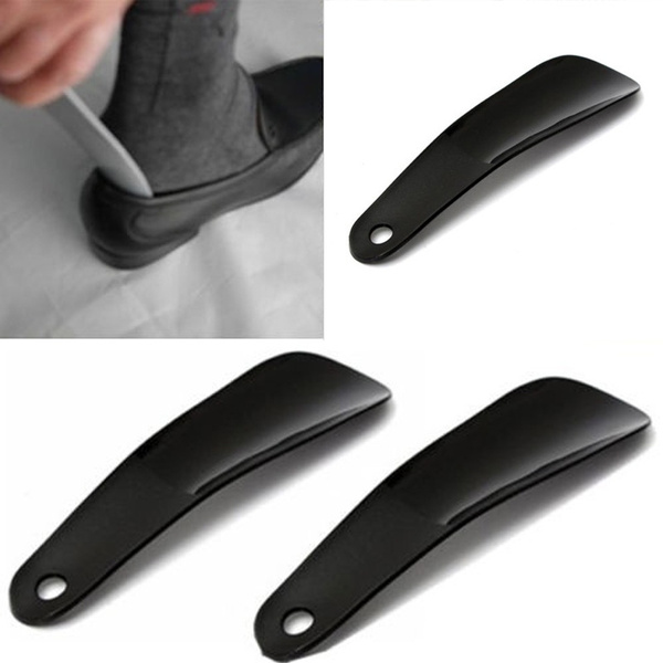 Professional Plastic Shoehorn Spoon Shoes Lifter Portable Spoon Shoe Horn* CH