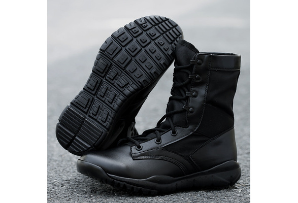 lightweight black boots
