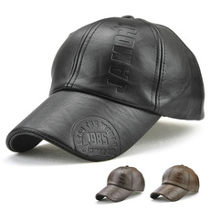 sports cap, leather cap, Winter, men cap