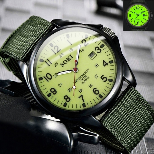 Mens Sport Watches Glow in the Dark Watches Top Brand Luxury