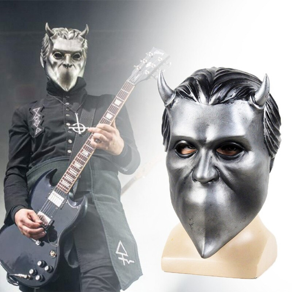 Ghost BC Rock Roll Band Cosplay Mask Nameless Ghoul Costume Props