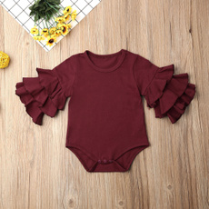 cute, Fashion, ruffle, babygirlbodysuit