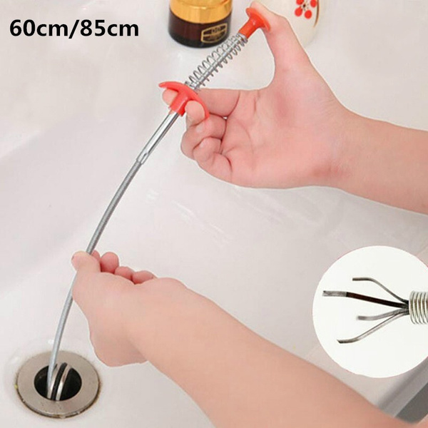 Bendable Hand Pipe Dredge Tools Drain Hose Cleaner Sticks Floor Drain ...