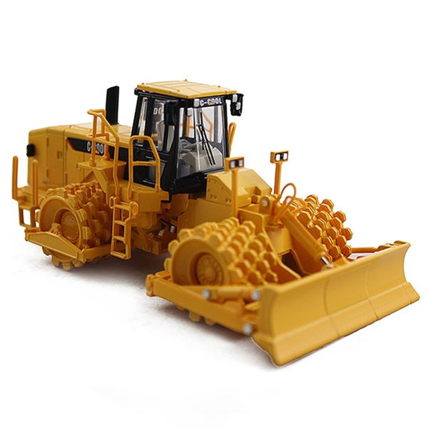 1/64 Scale C-COOL Construction Vehicle Car Model Soil Compactor Collection Toys 