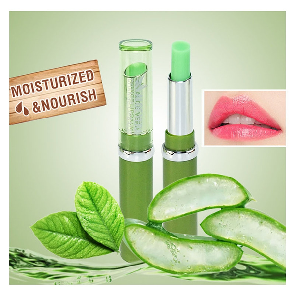 Moisture Lip Balm Aloe Vera Natural Lip Balm Temperature Changed Color