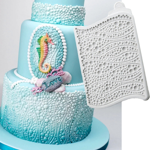 DIY Cake Silicone Mold Gem Pendant Fondant Cake Decorating Tools Cupcake  QP