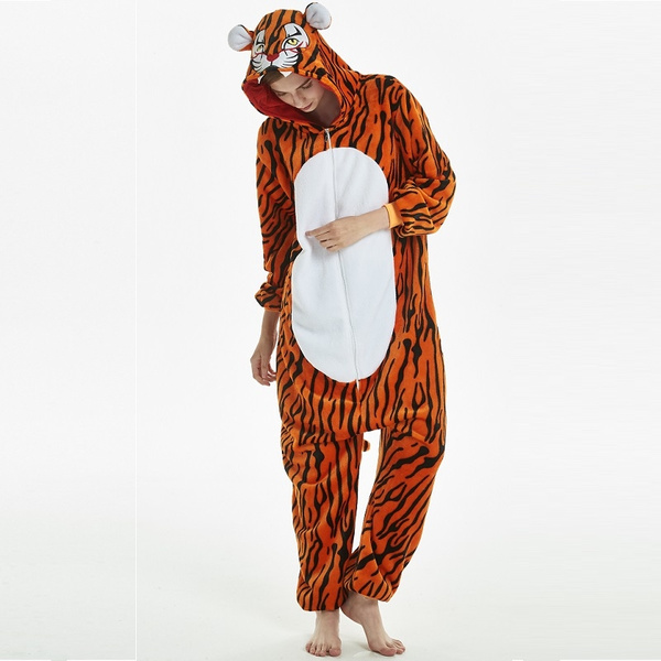 Flannel warm onesies adults Kigurumi Tiger Long Sleeve Hooded Onesie Whole onepiece animal pajamas Cute animal overall sleepwear | Wish Flannel warm onesies adults Kigurumi Tiger Long Sleeve Hooded Onesie Whole onepiece animal pajamas Cute animal overall sleepwear | Wish