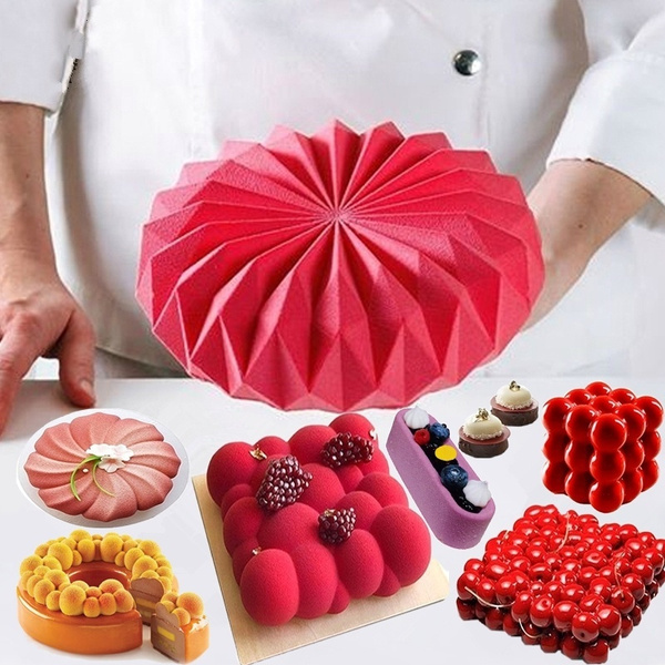 Silicone Cake Mold Baking Tools For Cakes Mousse Mold 3D Cake Tray