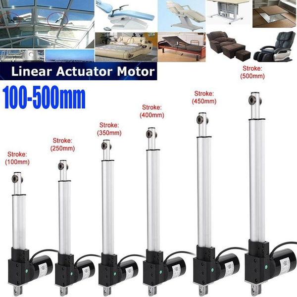 400mm DC 12V Linear Actuator 6000N Max Lift Stroke Electric Motor for Auto Car Engineering Industry WXQ-XQ Electric Linear Actuator