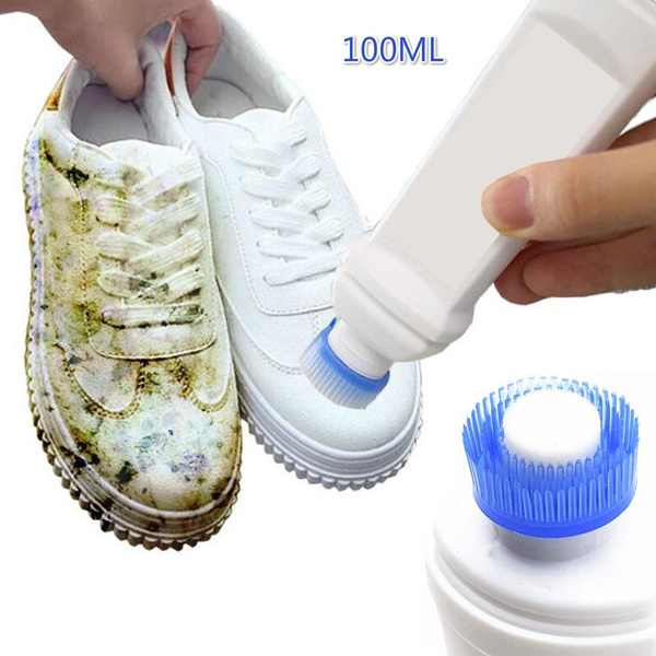 White Shoes Cleaner Shoe Washing Agent with Brush 100ml