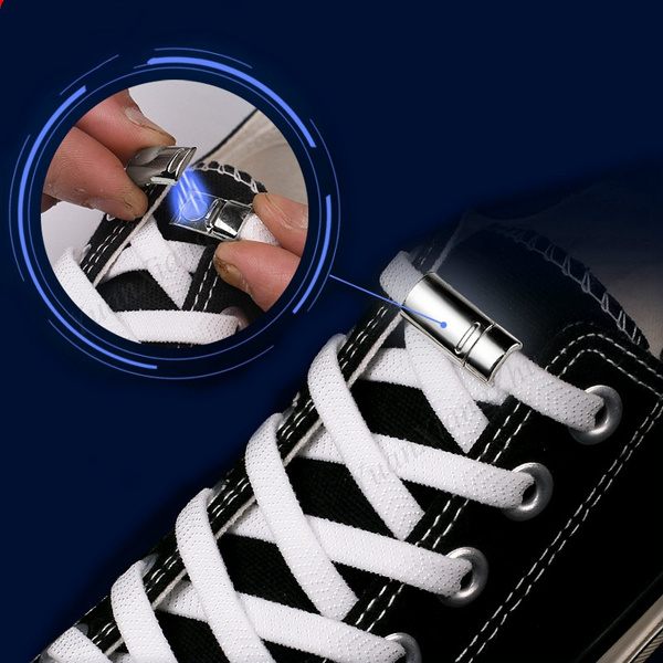 Elastic Sneakers laces Magnetic Lock Shoelaces No Tie Shoe laces