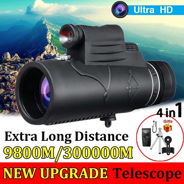 Flashlight+infrared Distance Night Vision High Angle Monocular Telescope 1800M 