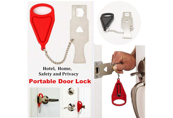 Details about   1Set Portable Door Hardware  Safety Security Tools Home Privacy Travel Hotel