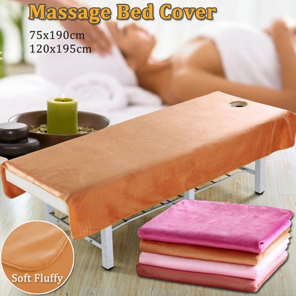 Arving Dekan opbevaring Durable Soft Fluffy Massage Spa Beauty Bed Cover Treatment Table Sheet +  Face Breath Hole Durable Wash for Home&Spa (75x190cm/120x195cm) | Wish