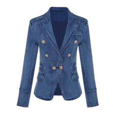 Jacket, Fashion, Blazer, denimblazerjacket