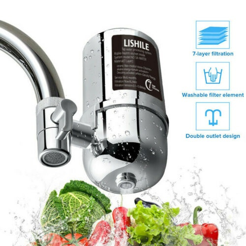 Faucet Water Filter For Kitchen Sink Or Bathroom Mount Filtration Tap ...