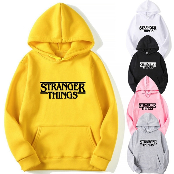 yellow stranger things hoodie