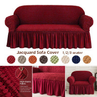 2 & 3 Seater in 6 Colours Alternate to Sofa Throw Jacquard Sofa Cover  For 1 