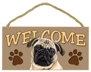 decoration, pug, Gifts, Home & Living