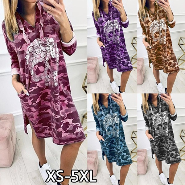 Vestidos De Dormir De Talla Grande Con Bolsillo Estampado Pa Vestidos De Dormir De Talla Grande Con Bolsillo Estampado Pa