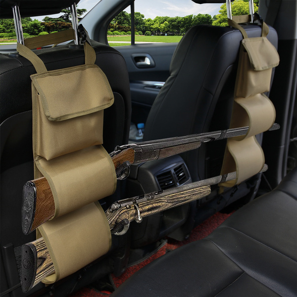 Details about   Back Seat Gun Rack Gun Sling Bag Camo Front Seat Gun Organizer Holder 