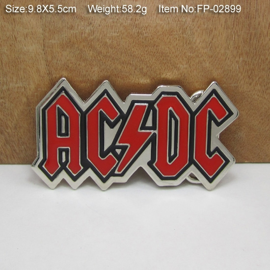 Ac dc shop belt buckle