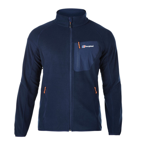 Berghaus Deception Mens Full Zip Fleece Jacket Coat Navy Blue 
