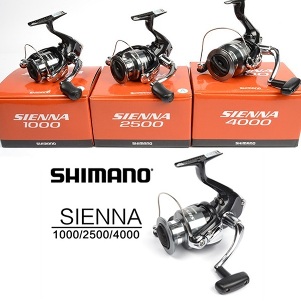 2019 Original Shimano SIENNA FE 1000 2500 4000 Spinning Fishing Reel 1+1BB  Front Drag XGT7 Body Saltewater Carp Outdoor Fishing Reel