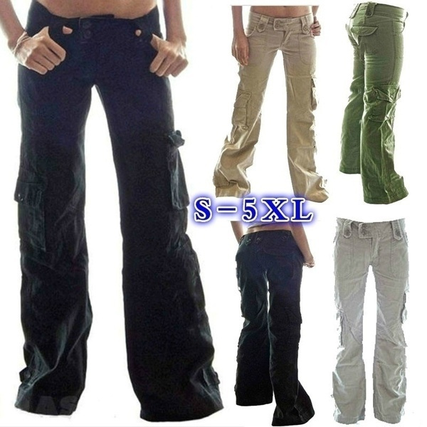 women's bootcut cargo pants