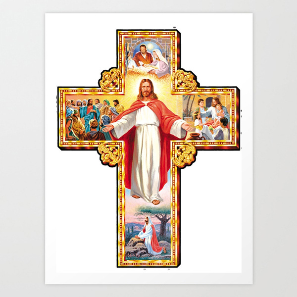 5D Jesus Diamond Painting Cross Stitch DIY Diamond Mosaic Christ Picture Of  Rhinestones Embroidery Religion Christmas Home Decor