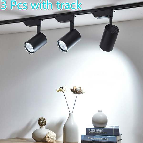 3 Pcs Light Hand With Track Cob 12w Led, Replace Halogen Track Lights With Led