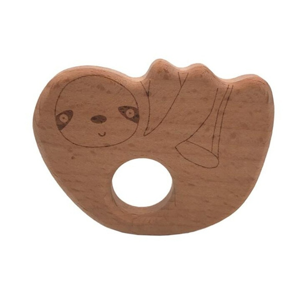 sloth teething toy