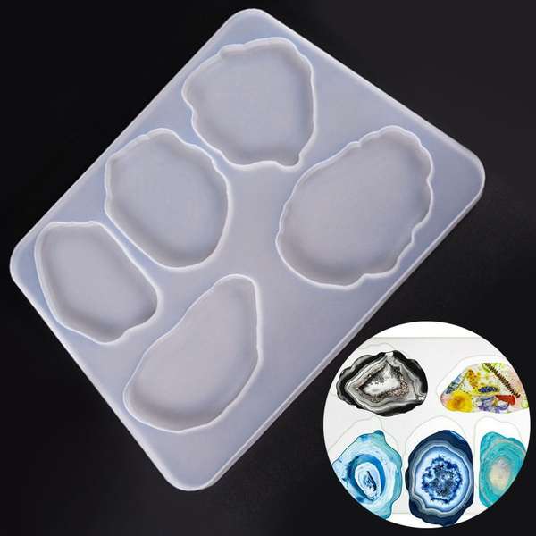 Mould Coaster Silicone Tool Craft Making Clay DIY Mold Resin Casting