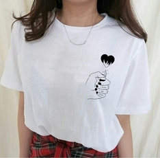 Heart, Funny T Shirt, graphic tees women, summer t-shirts