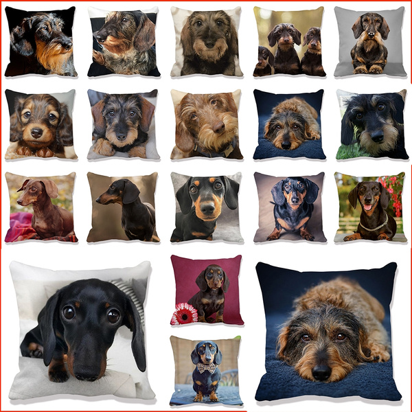 dachshund throw pillows