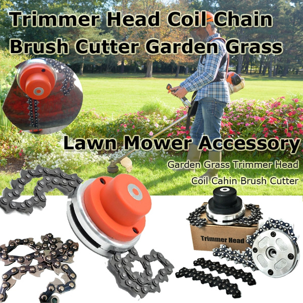 65Mn Trimmer Head Coil Chain Brush Cutter Garden Grass Trimmer for Lawn Mower