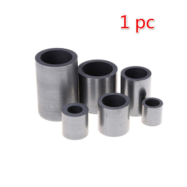 Graphite Crucible Cup Propane Torch Melting Gold Silver Copper Metal AL v ov
